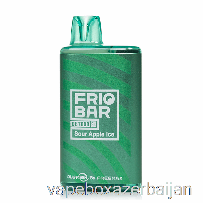 E-Juice Vape FreeMaX FRIOBAR DB7000 Disposable Sour Apple Ice